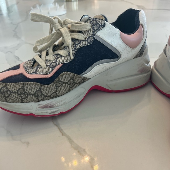Gucci Women\'s Sneakers - Pink, Blue, Beige